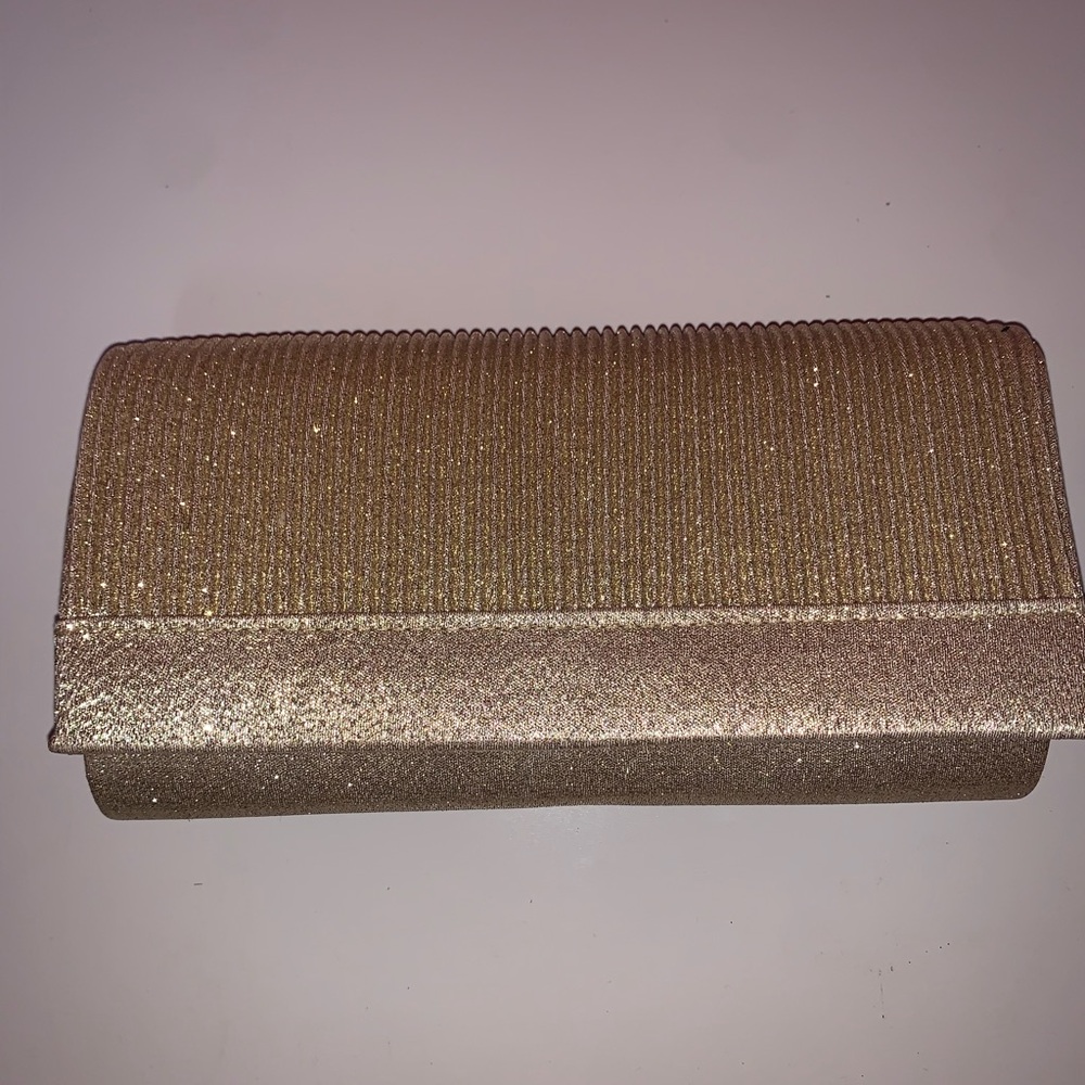 Gold Sparkly Shoulder Bag